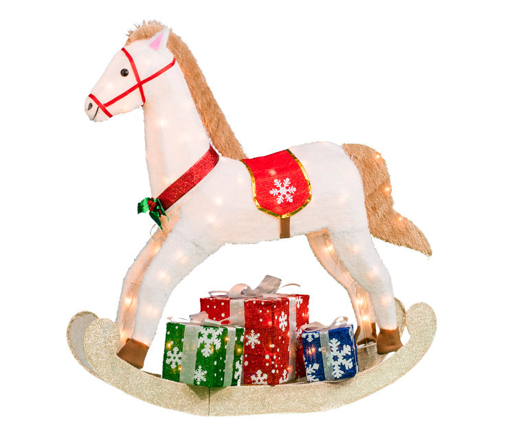 Winter Wonder Lane 38 Light Up Rocking Horse Gifts Big Lots