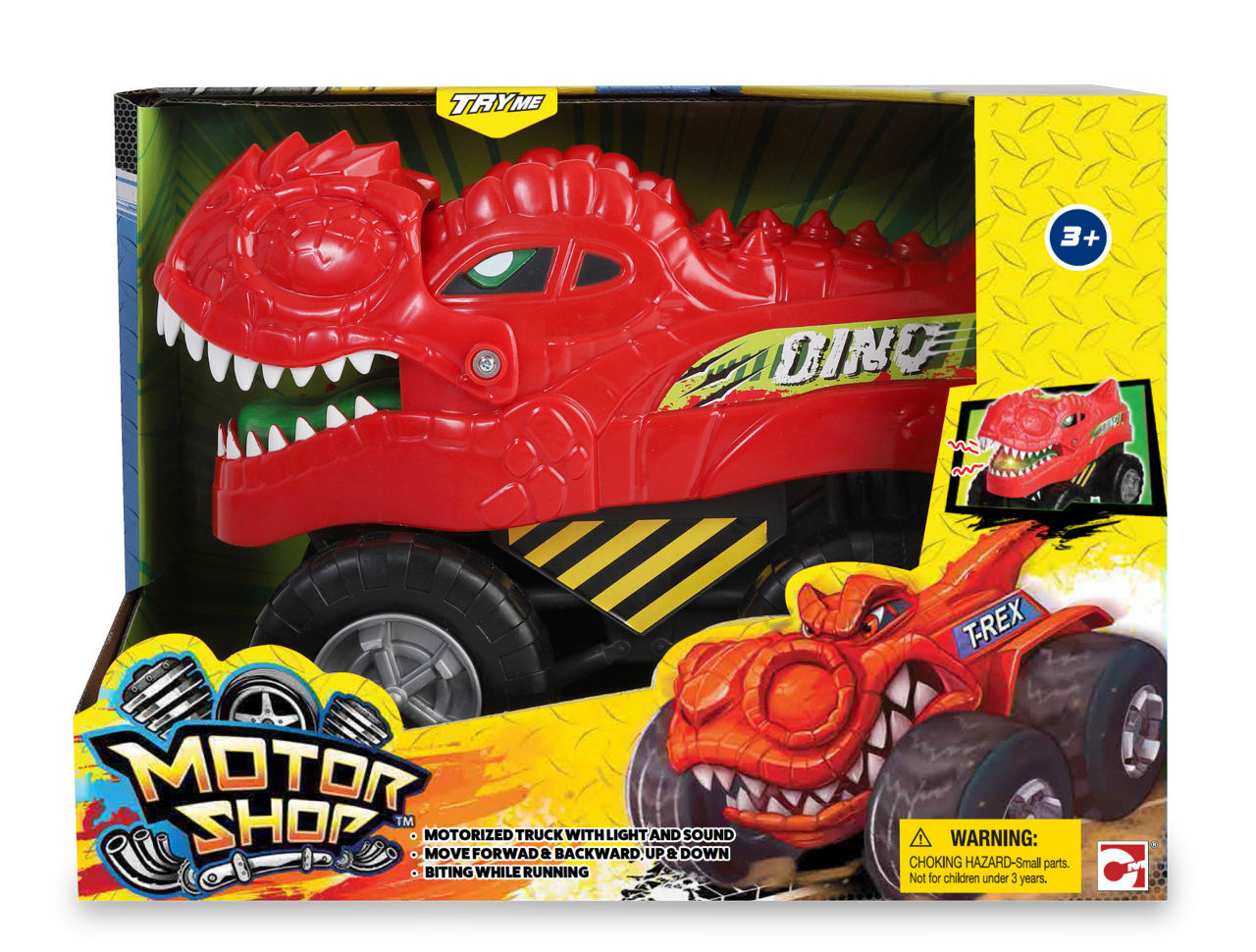 Motorshop T-Rex Light & Sound Truck | Big Lots