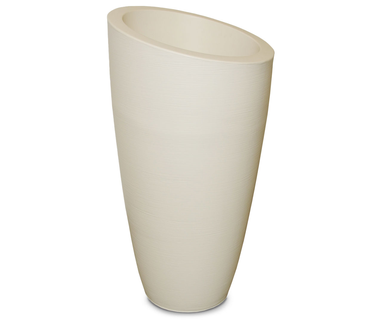 Modesto Ivory Tall Planter Big Lots
