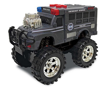 Motorized Light & Sound Police Monster Truck