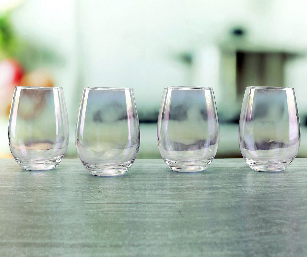 Circleware Radiance Pearl Stemless Wine 4Piece Glassware Set Big Lots