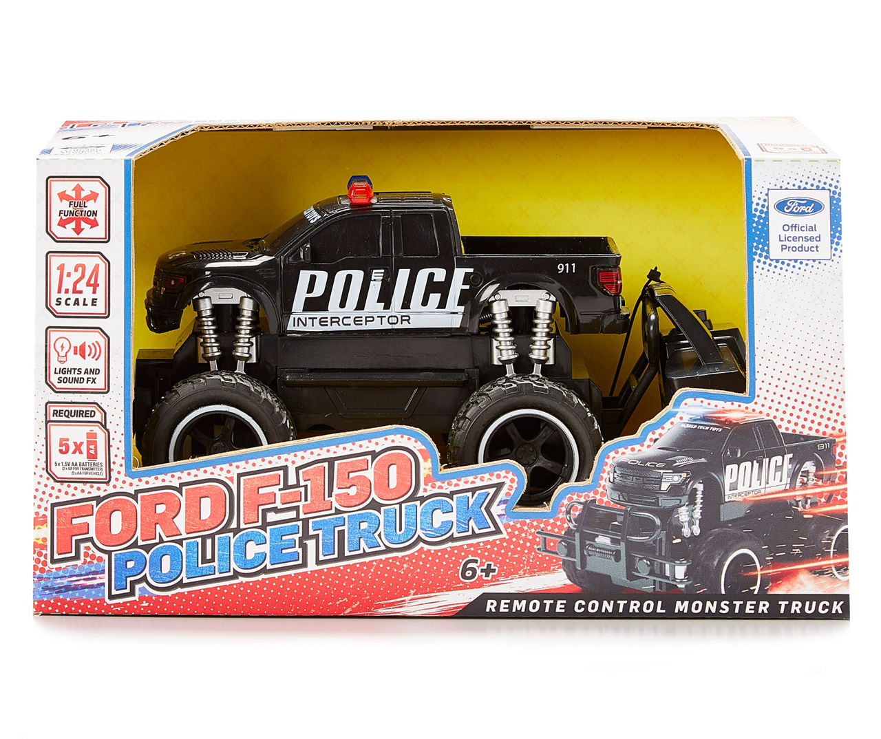 SOFT POLICE TRUCK WITH REMOTE CONTROL