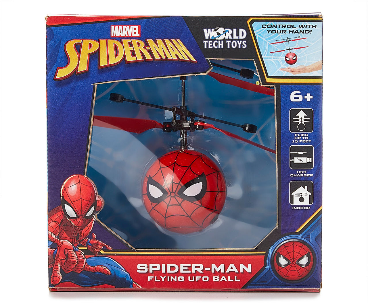 Spiderman flying outlet ufo ball