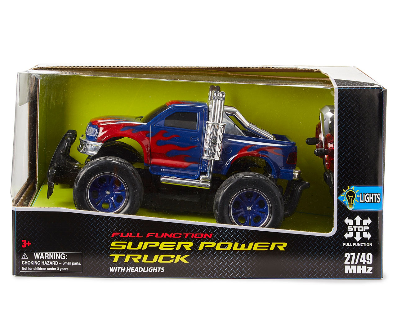 Blue Red Full Function Remote Control Super Power Truck