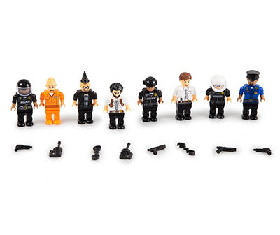 Police Force 16-Piece Figure & Accessory Set