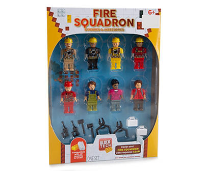 Fire Squadron 16-Piece Figure & Accessory Set