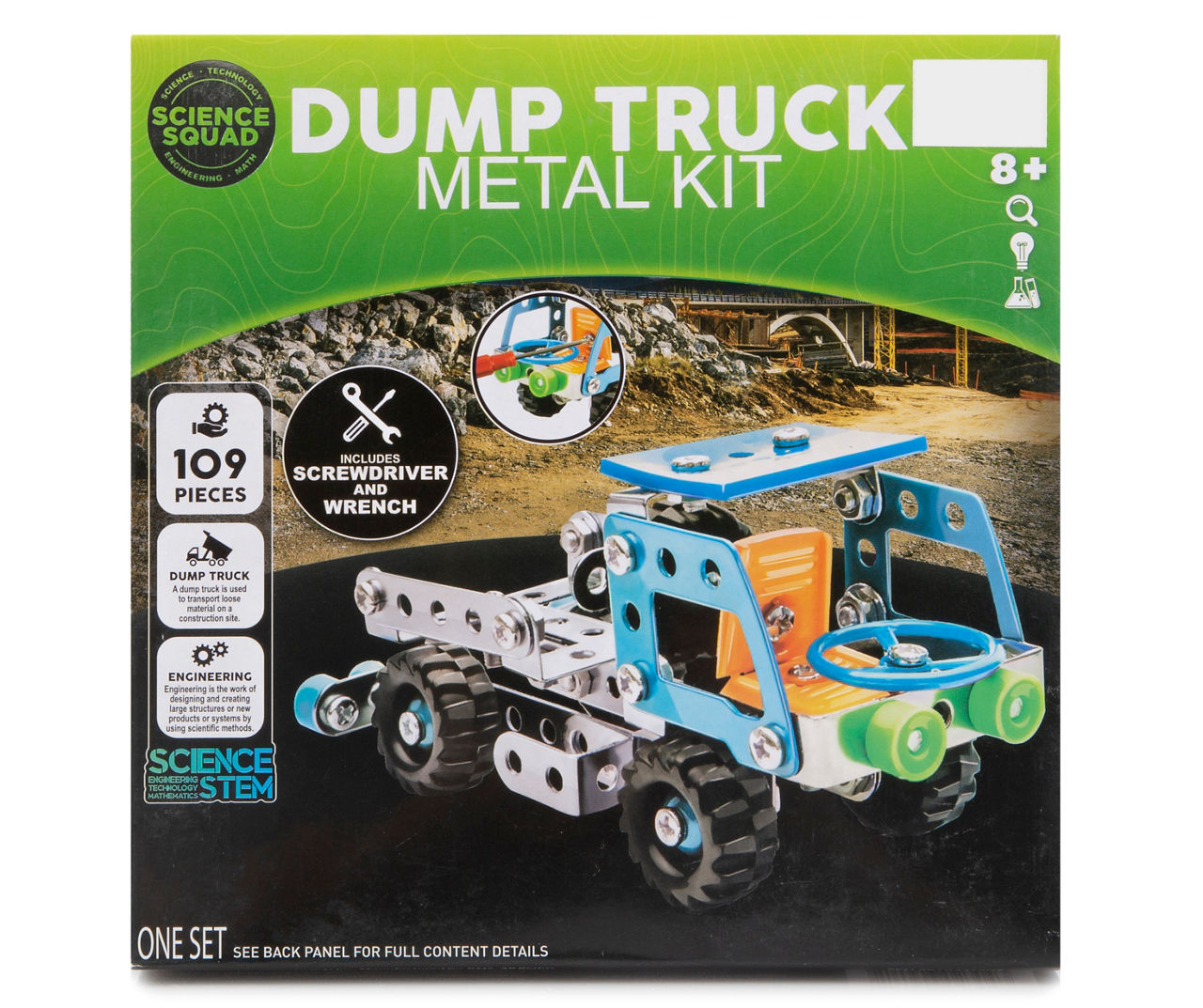 STEM Engineering Toys  Dump Truck Building Set with Remote
