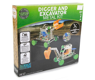 Digger & Excavator Metal Build Kit