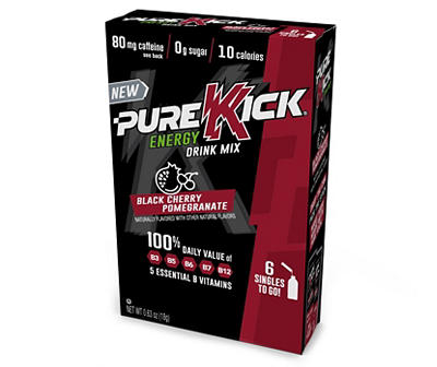 Black Cherry Pomegranate Energy Drink Mix, 6-Pack