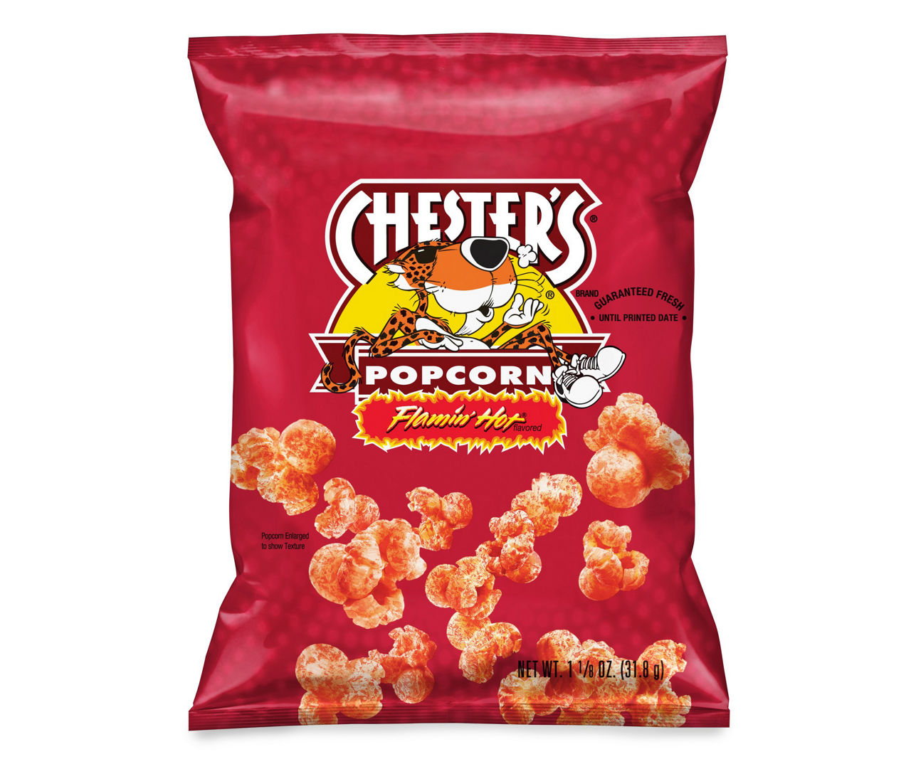 Chester's Chester's Popcorn Flamin' Hot Flavored 1.125 Oz Big Lots