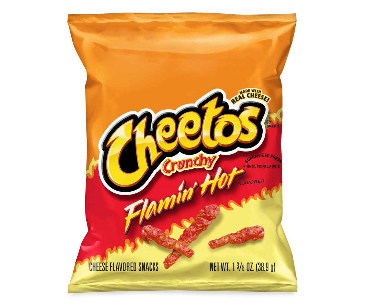 Cheetos Crunchy Flamin' Hot Cheese Snacks