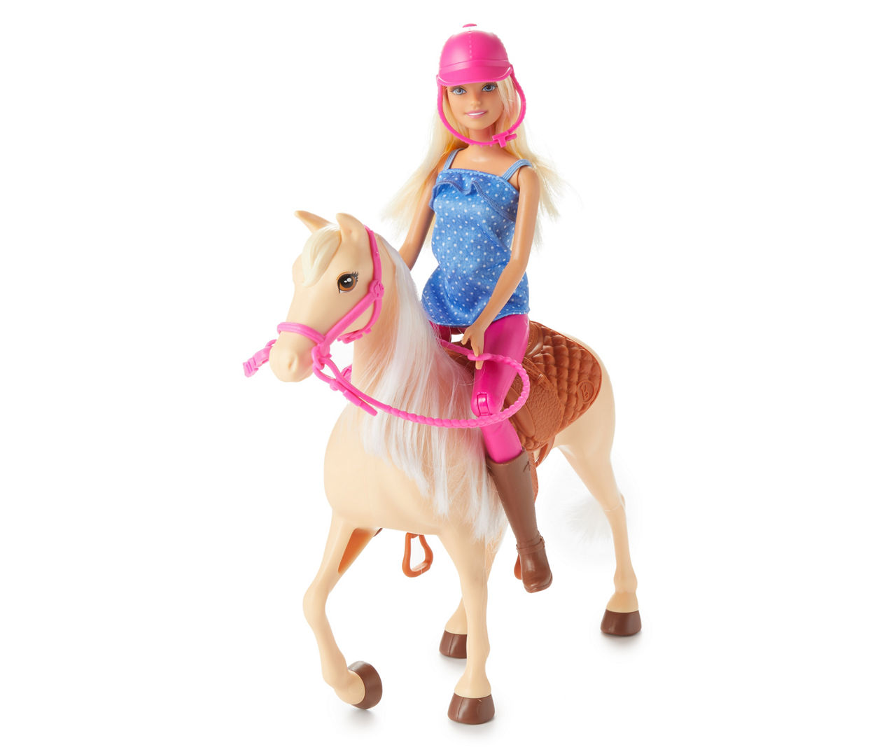 Barbie and best sale horse set