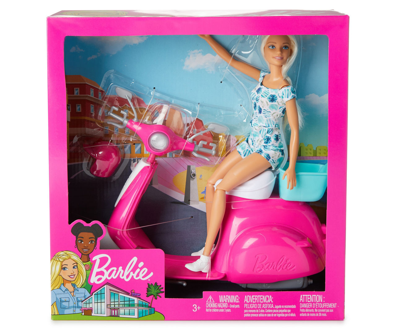 beslag smid væk ensidigt Barbie Doll & Scooter Set | Big Lots