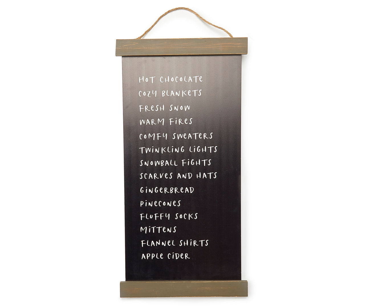 Hot Chocolate Fall Winter Metal Tapestry