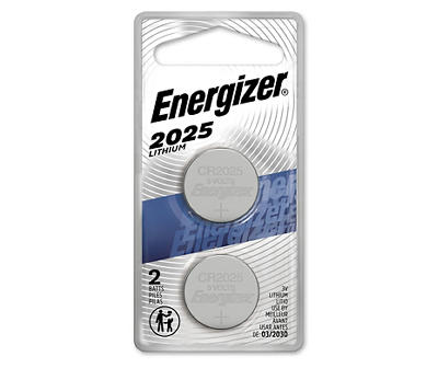 2025 Lithium Coin Batteries, 2-Pack