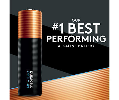 Optimum AA Alkaline Batteries, 4-Pack