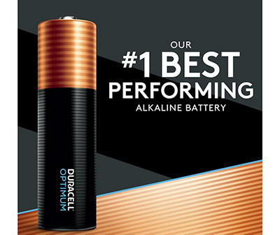 Optimum AA Alkaline Batteries, 8-Pack