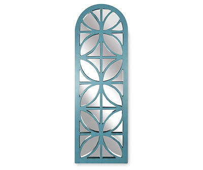 Blue Arch Mirror Panel