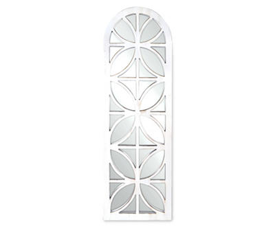 Whitewash Arch Mirror Panel