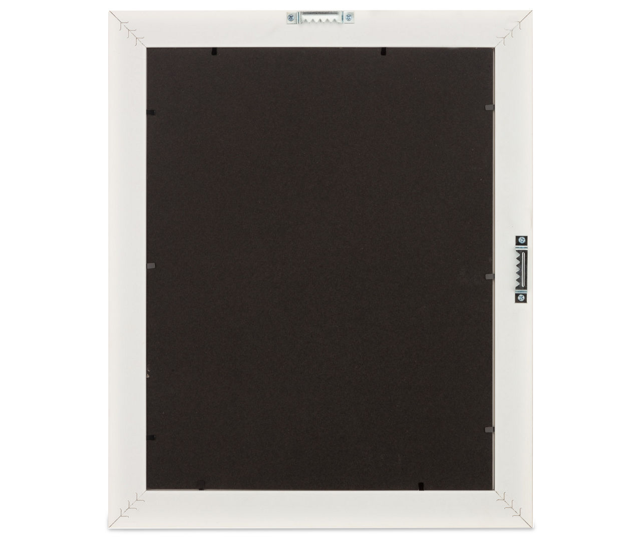 Rustic Gray & Silver Picture Frame with Mat, (11" x 14")