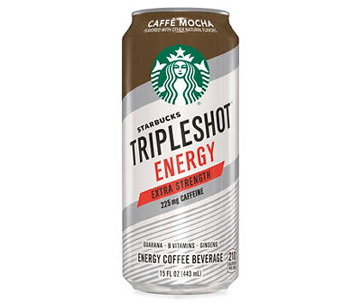 Starbucks TripleShot Energy Coffee Beverage Caffe Mocha 15 Fl Oz Can