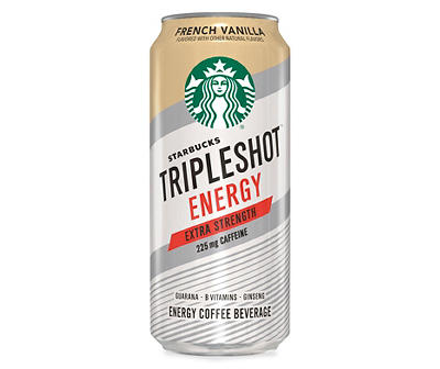 Starbucks Tripleshot Energy Coffee Beverage French Vanilla 15 Fl Oz Can