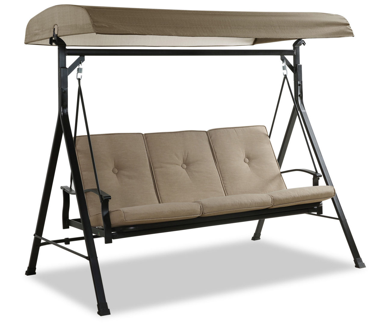 Patio swing with canopy big online lots