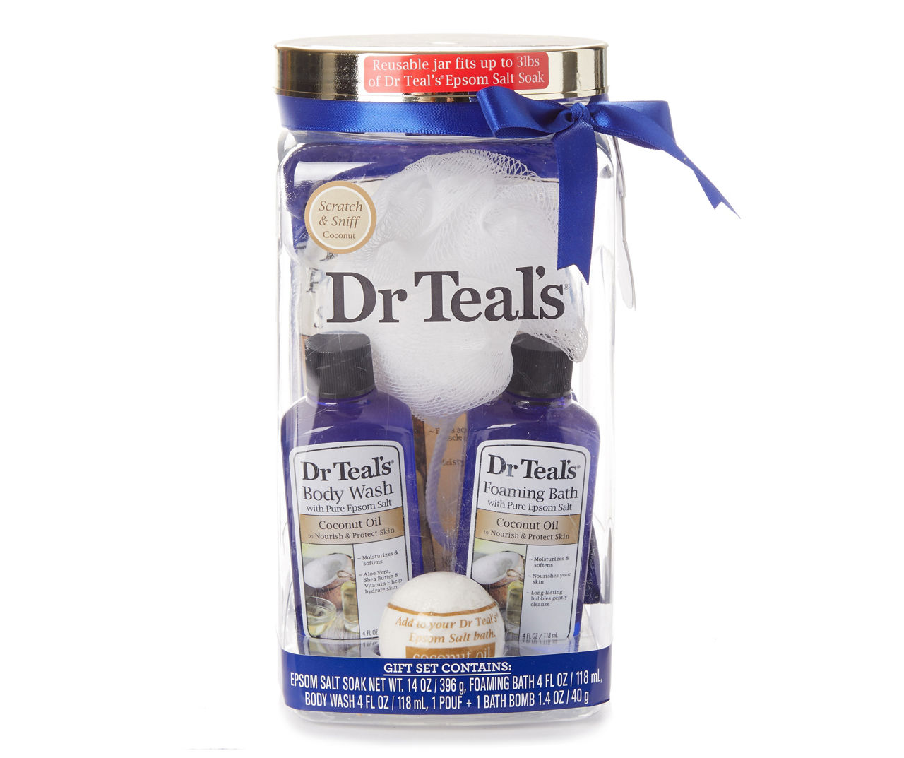 Dr Teal's Coconut Oil Gift Set Jar Big Lots