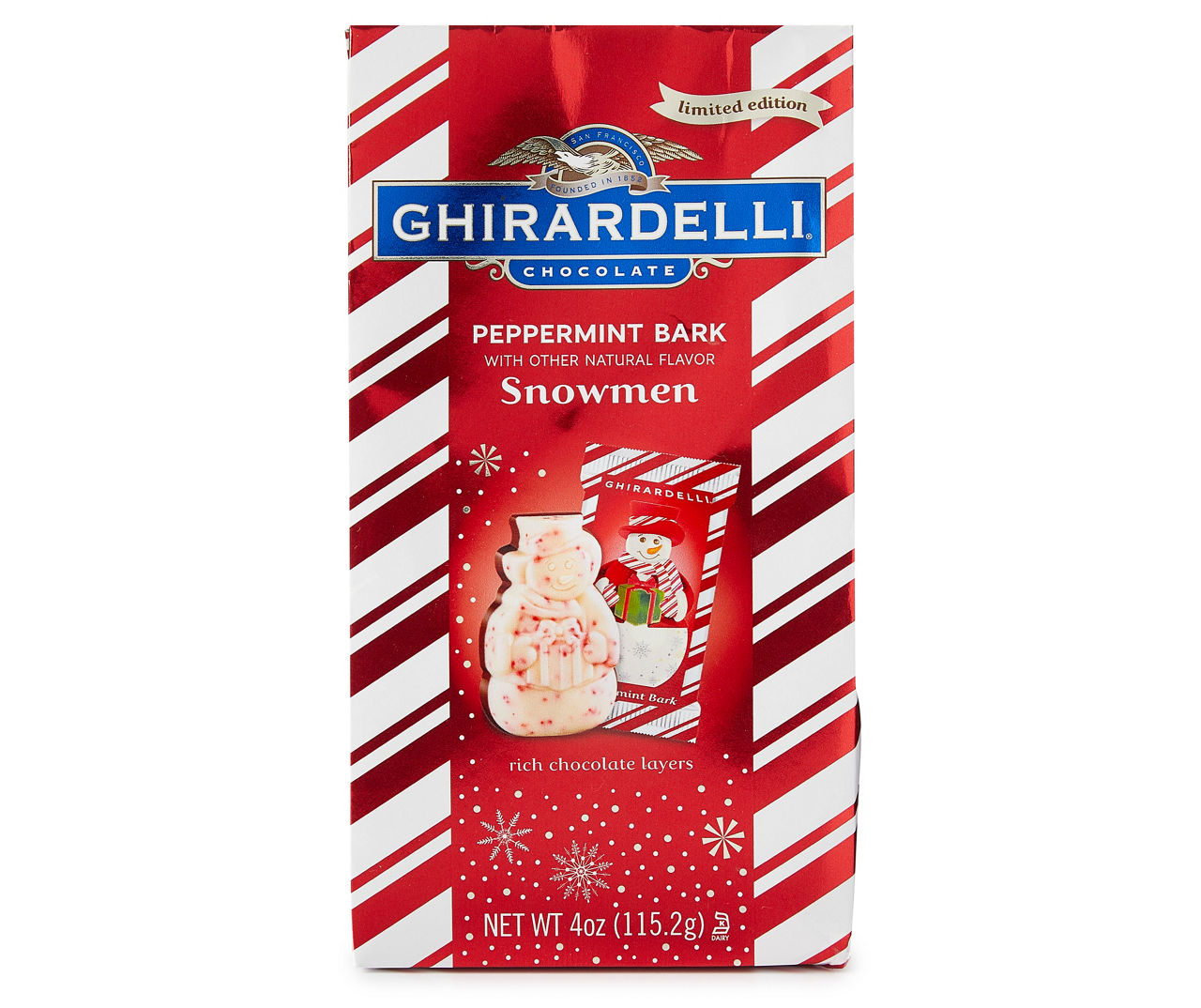 Peppermint Bark Snowmen, 4 Oz.