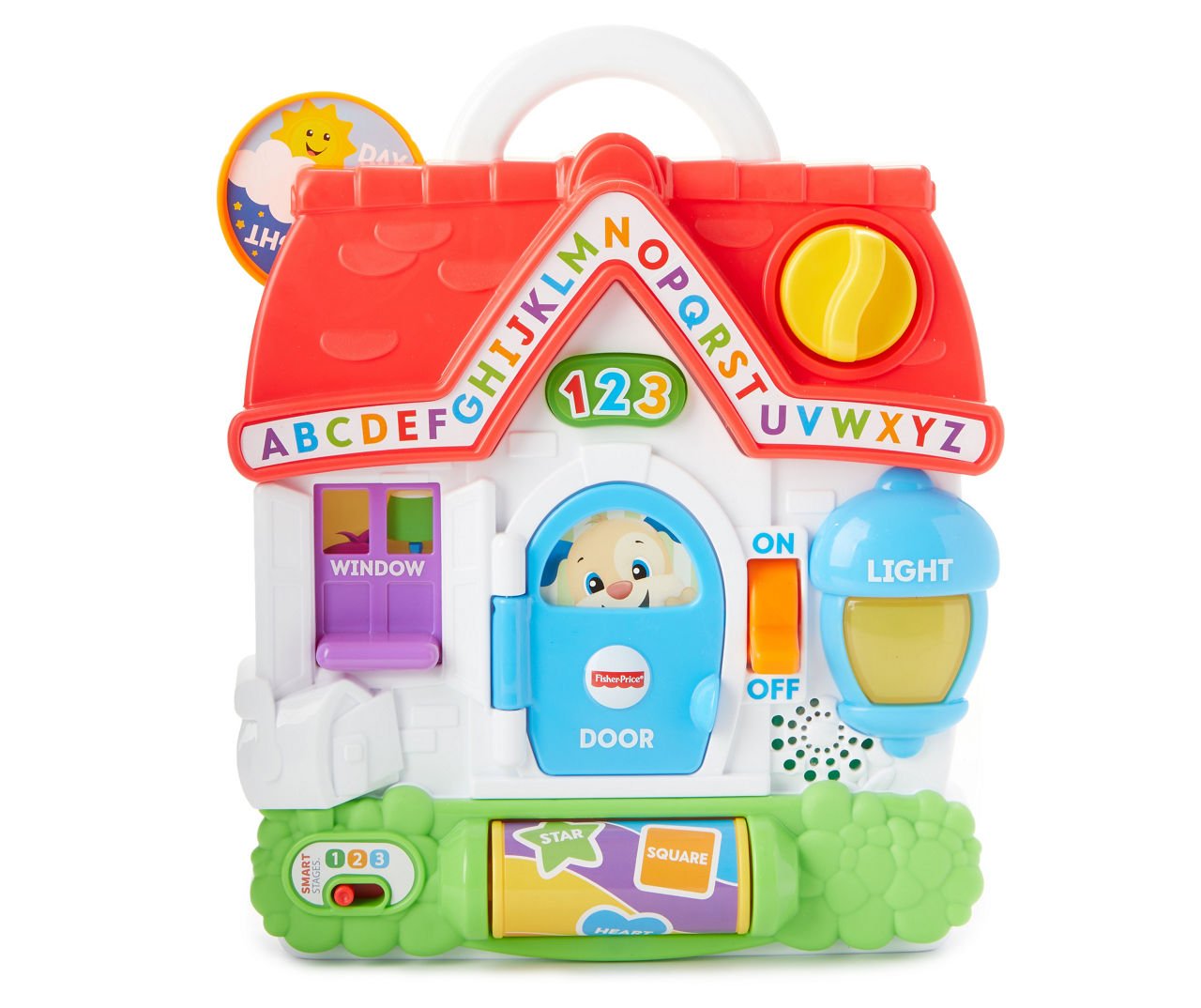 Fisher price laugh and best sale learn house