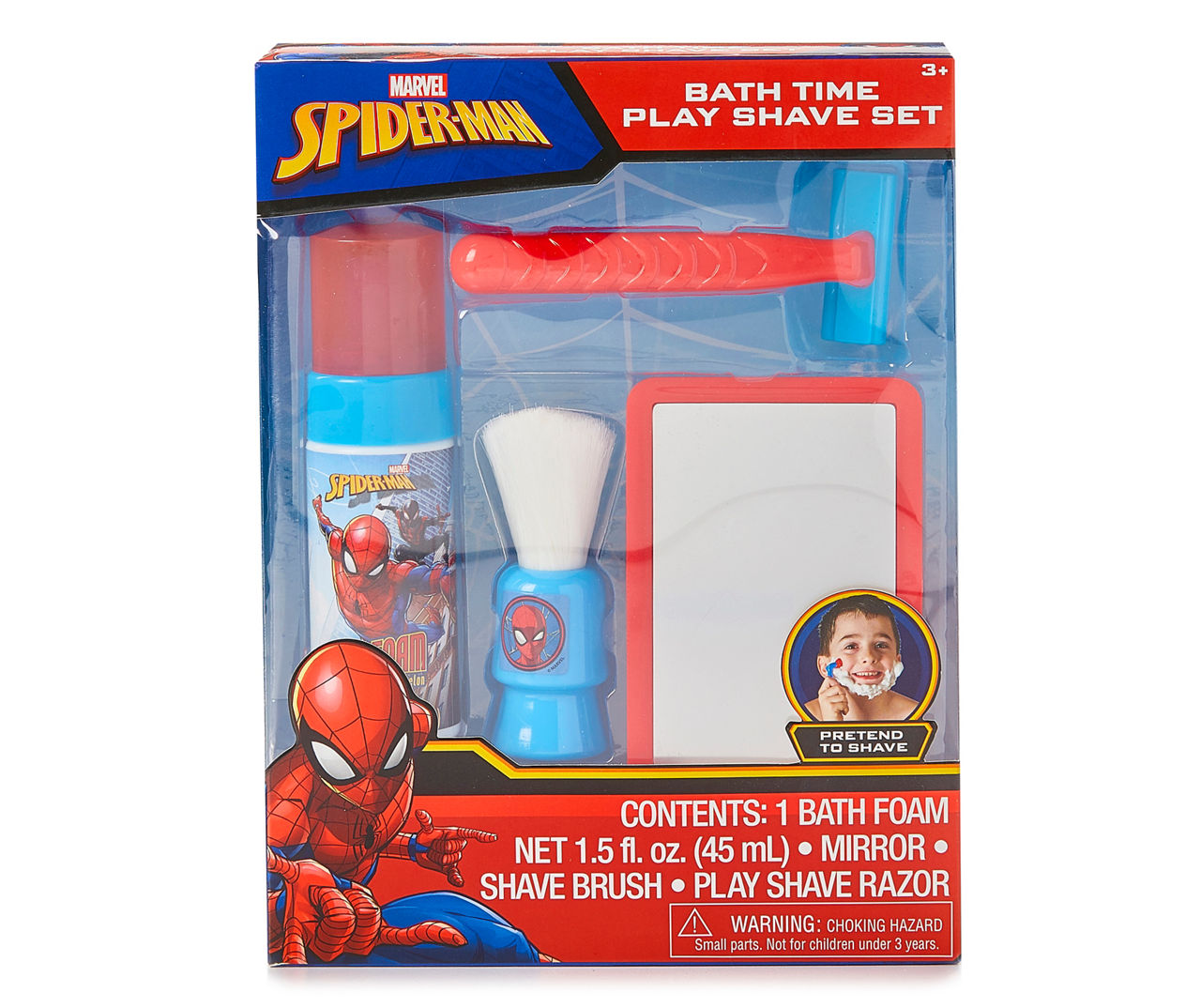 Marvel SpiderMan Bath Time Play Shave Set Big Lots