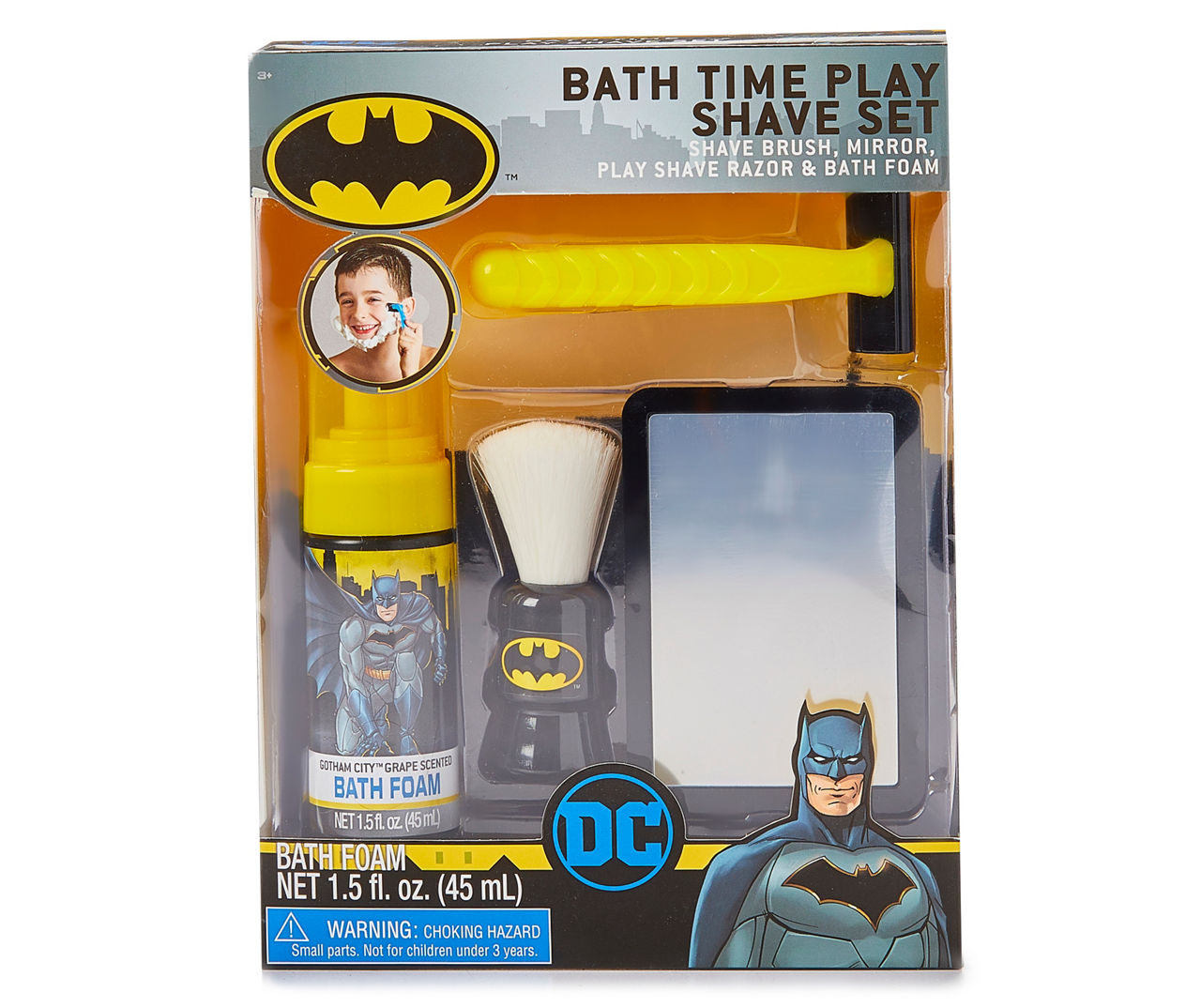 Space Jam Bath Time Play Shave Set Kids Foam Soap Razor Shaving Brush  Mirror