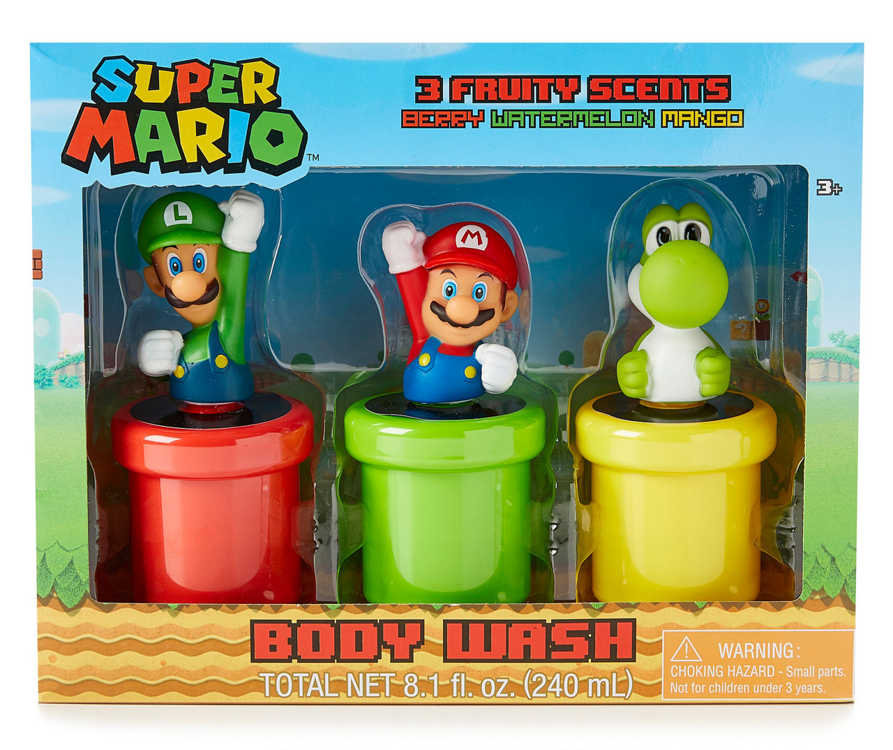 Super Mario 3-Piece Body Wash Set Big Lots