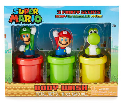 Super Mario 3-Piece Body Wash Set