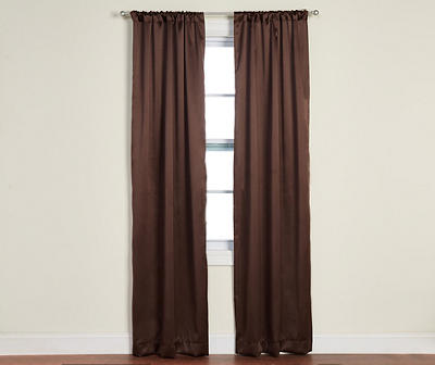 Chocolate Dane Blackout Curtain Panel Pair, (84