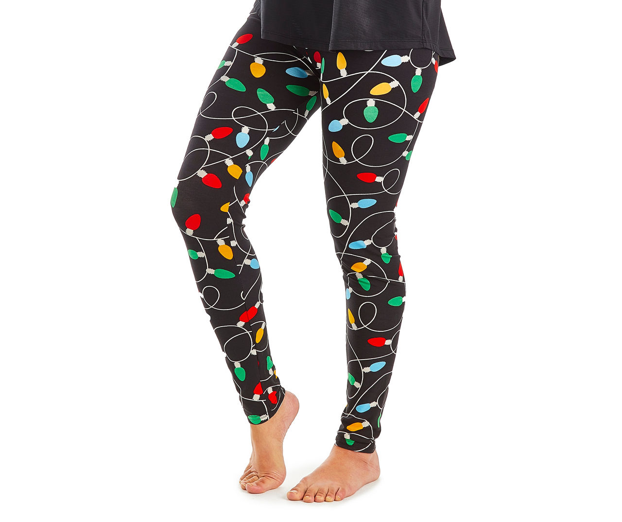 Christmas light leggings best sale