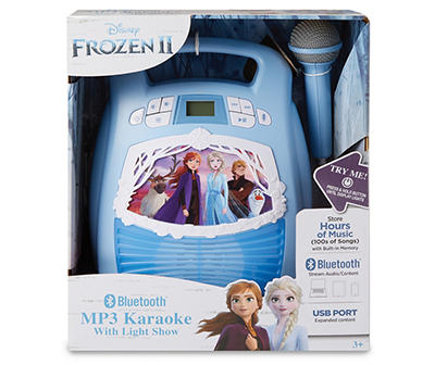 Frozen 2 Bluetooth MP3 Karaoke Machine With Light Show