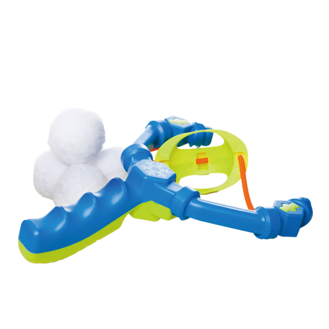 Perfect Life Ideas Indoor Snowball Fight Set - Snow Balls for Fights Indoor - Snowball Slingshot for Kids with 3 Plush Snowballs - Indoor Snowballs