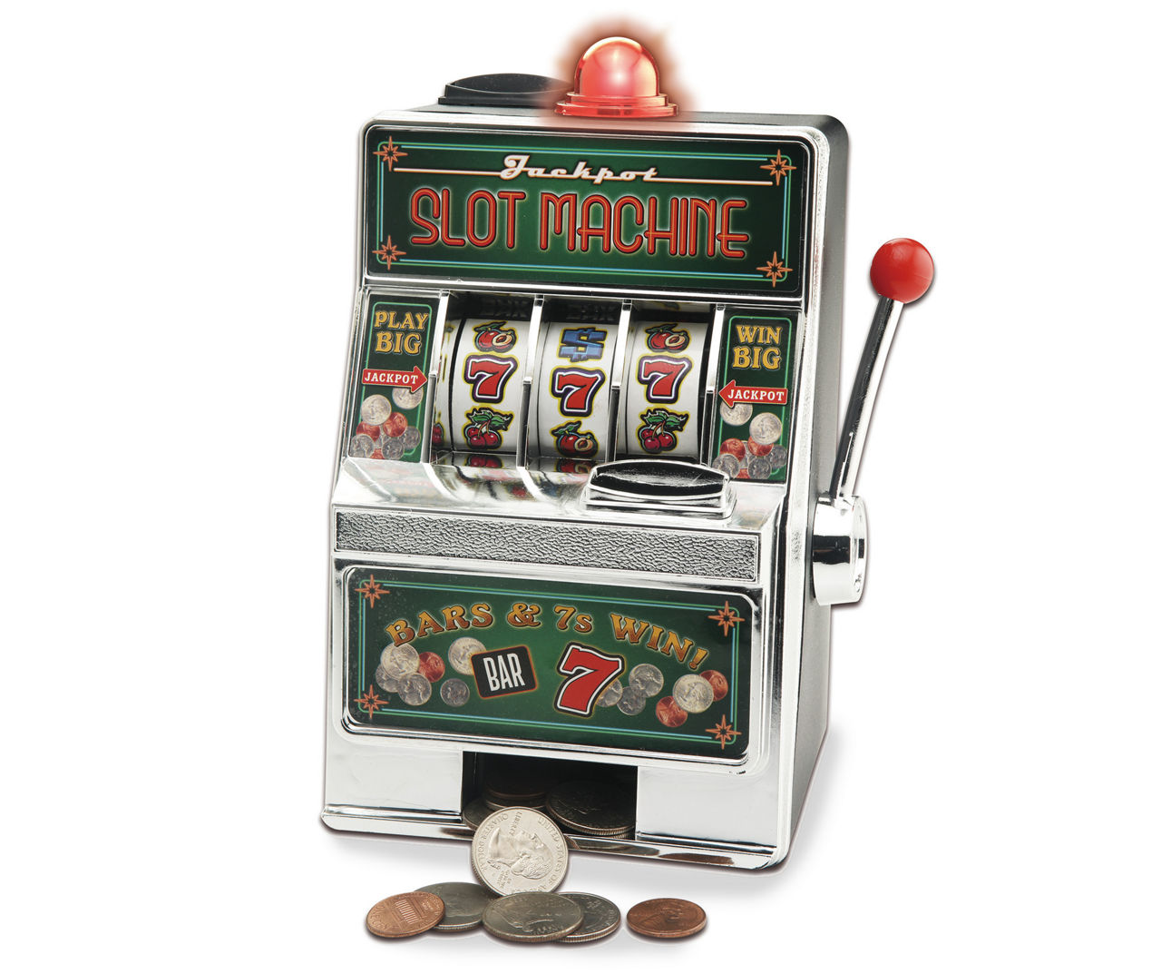  PowerTRC Jumbo Slot Machine Coin Bank, Casino Toy Slots Piggy  Bank