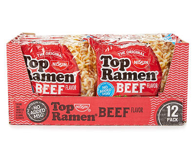 Beef Top Ramen, 12-Pack