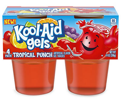 Tropical Punch Kool-Aid Gels, 4-Pack