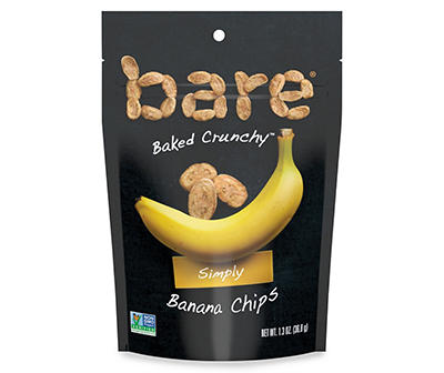 Bare Baked Crunchy Simply Banana Chips 1.3 Oz