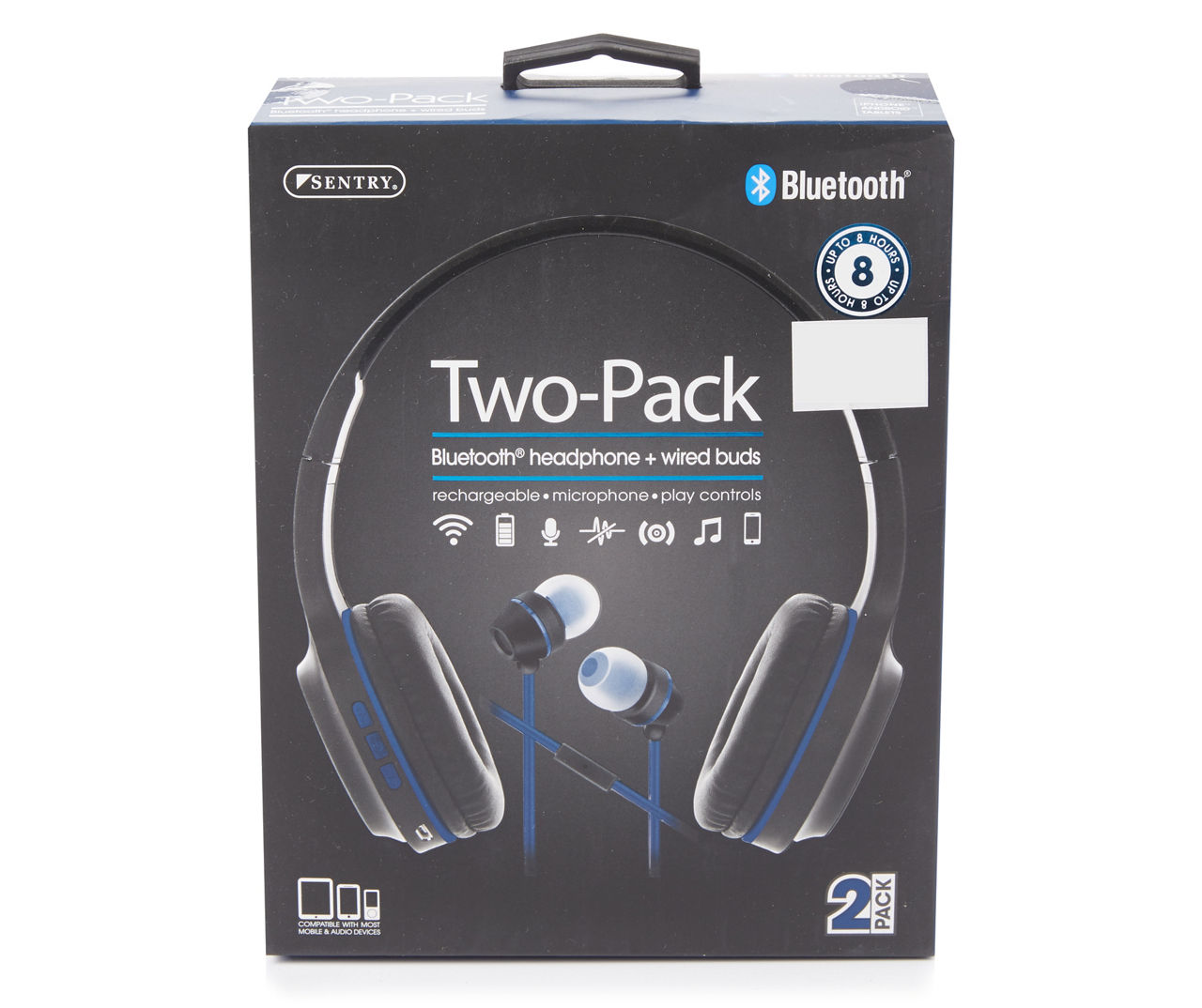  2 Pack Earphone Earbuds Headset Headphone Carrying