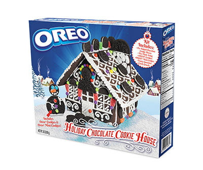 Holiday Oreo Chocolate Cookie House Kit