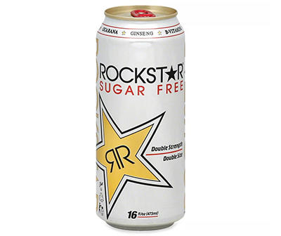 Rockstar Sugar Free Energy Drink 16 Fluid Ounce Aluminum Can