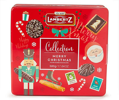European Chocolate Christmas Cookie Collection, 17.6 Oz.