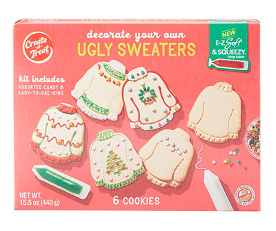 Ugly Sweaters Cookie Kit, 15.5 Oz.