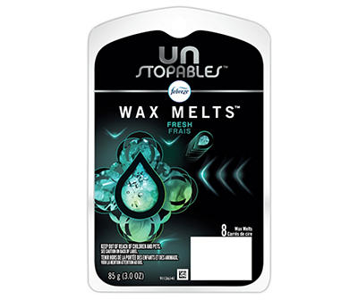 Febreze Unstopables Wax Melts, Air Freshener, FRESH, 8 wax melts