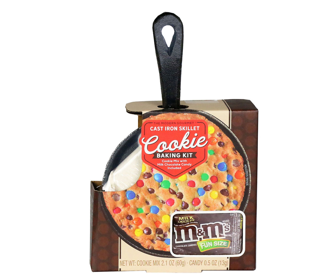 Cast Iron Skillet Cookie Mix and M&Ms Candy Baking Kit