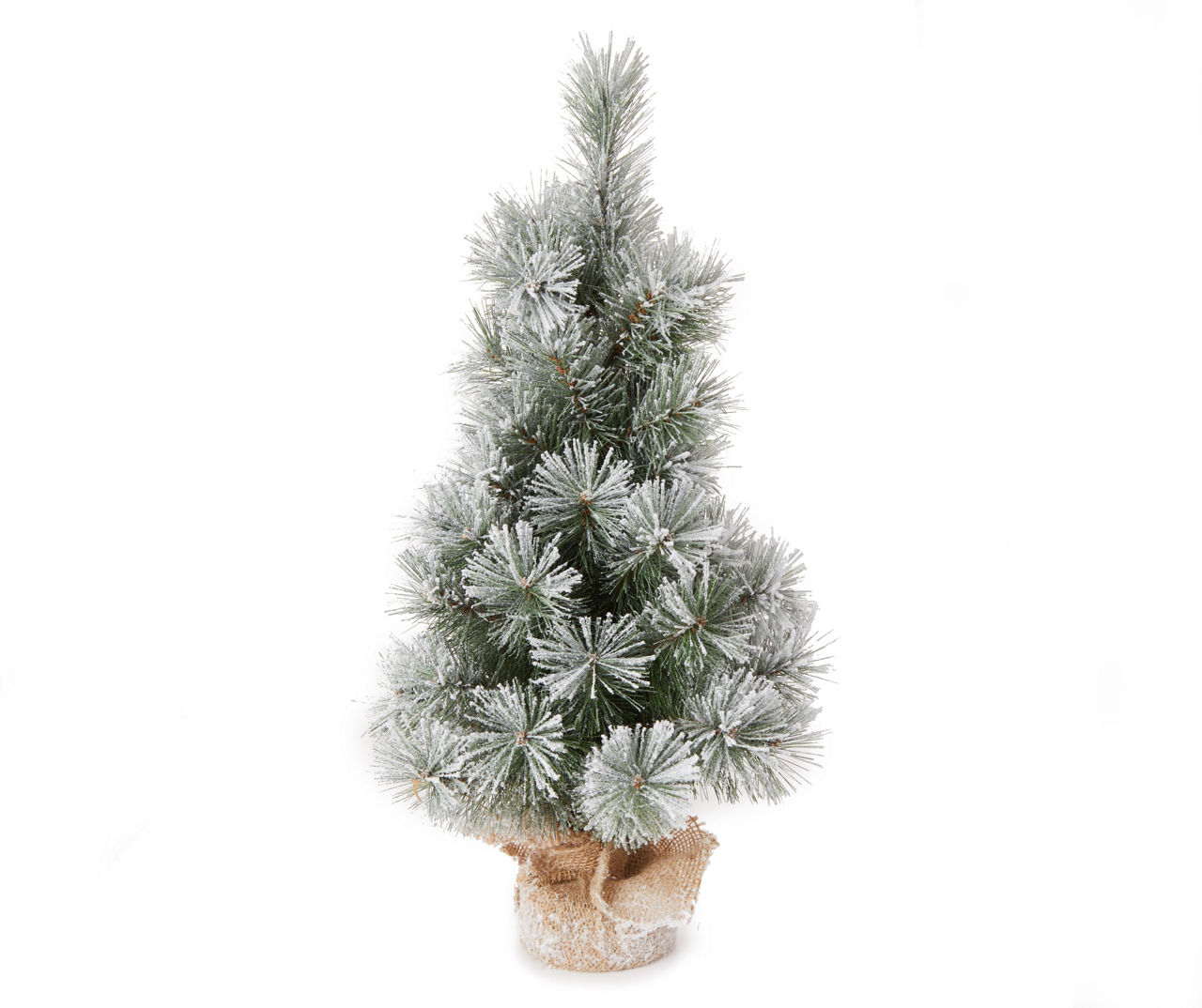 Winter Wonder Lane 24" Flocked Cashmere Artificial Christmas Tree Big